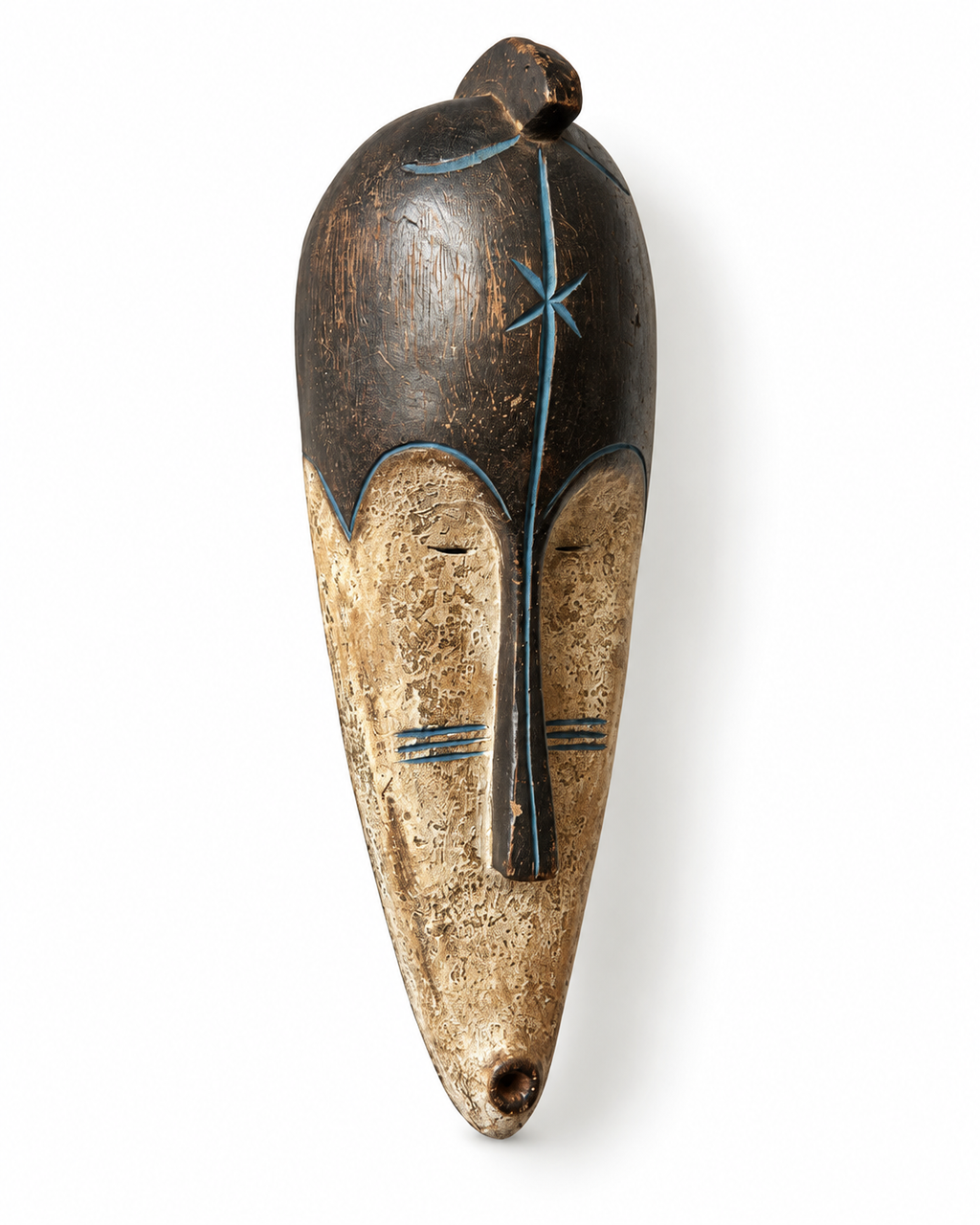 Large Hand Carved Cameroon Wall Mask