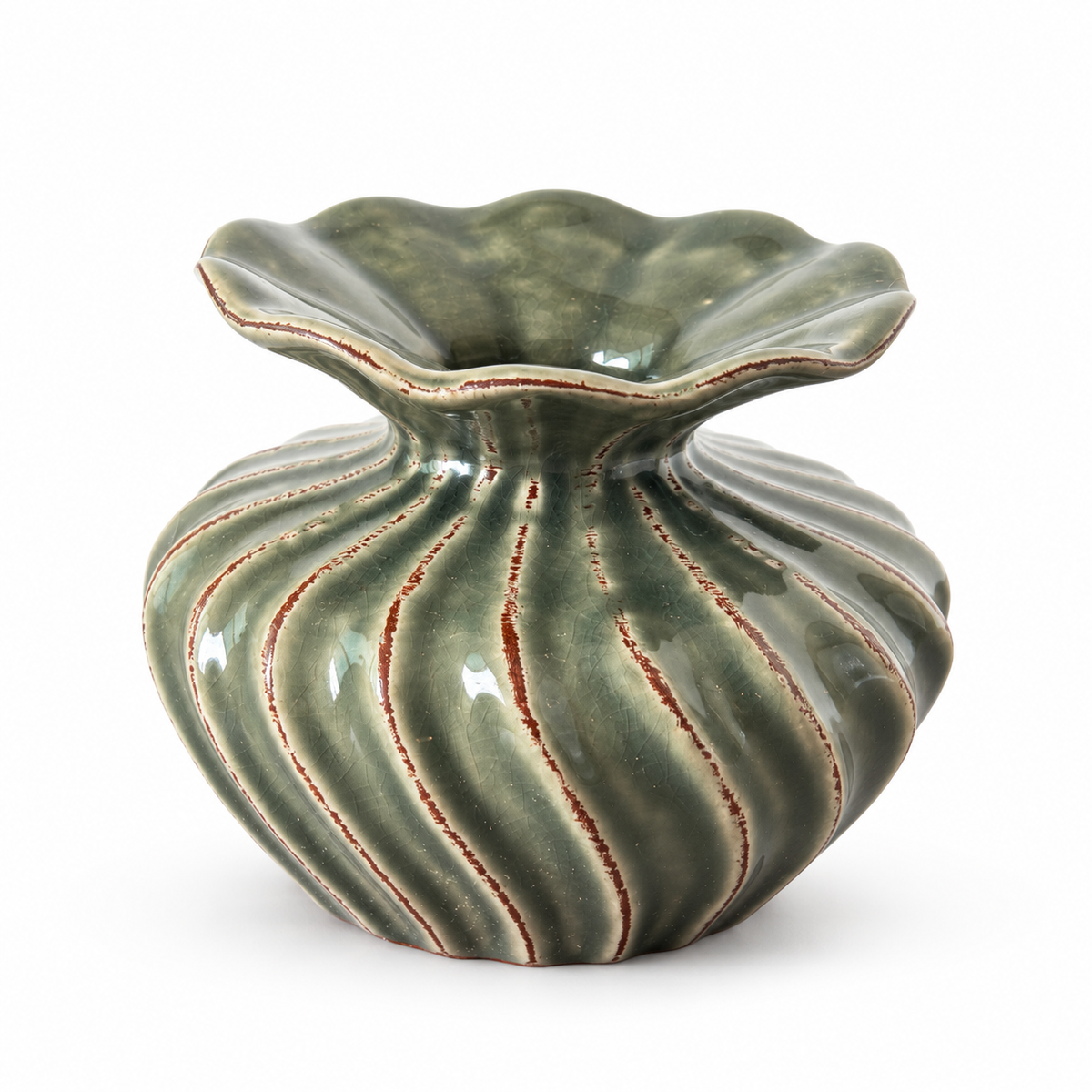 Hand Fired Greek ceramic Vase