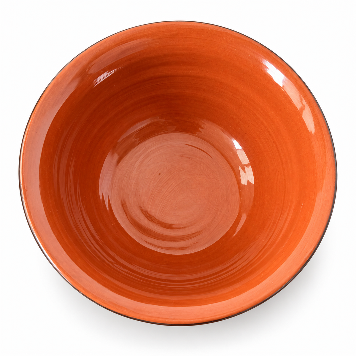 Large Traditional Bulgarian Troyan Ceramic Bowl