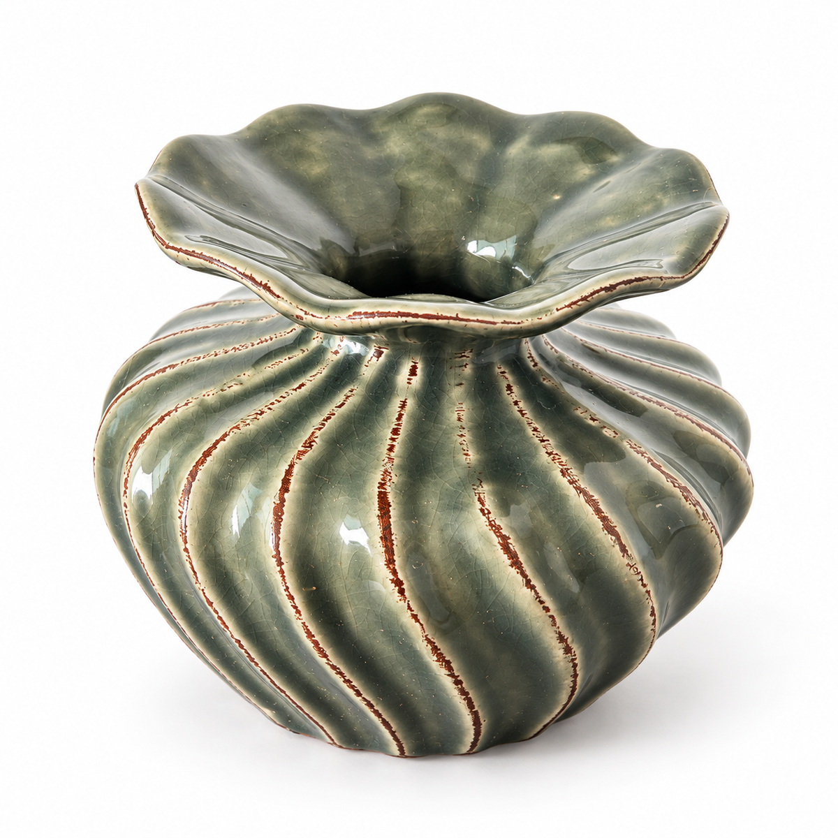 Hand Fired Greek ceramic Vase