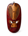Vintage Tahitian French Polynesian Carved Wooden Mask