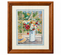 Vintage Floral Still Life Framed Print