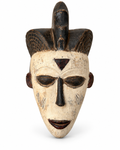 Vintage Hand-Carved African Wooden Mask